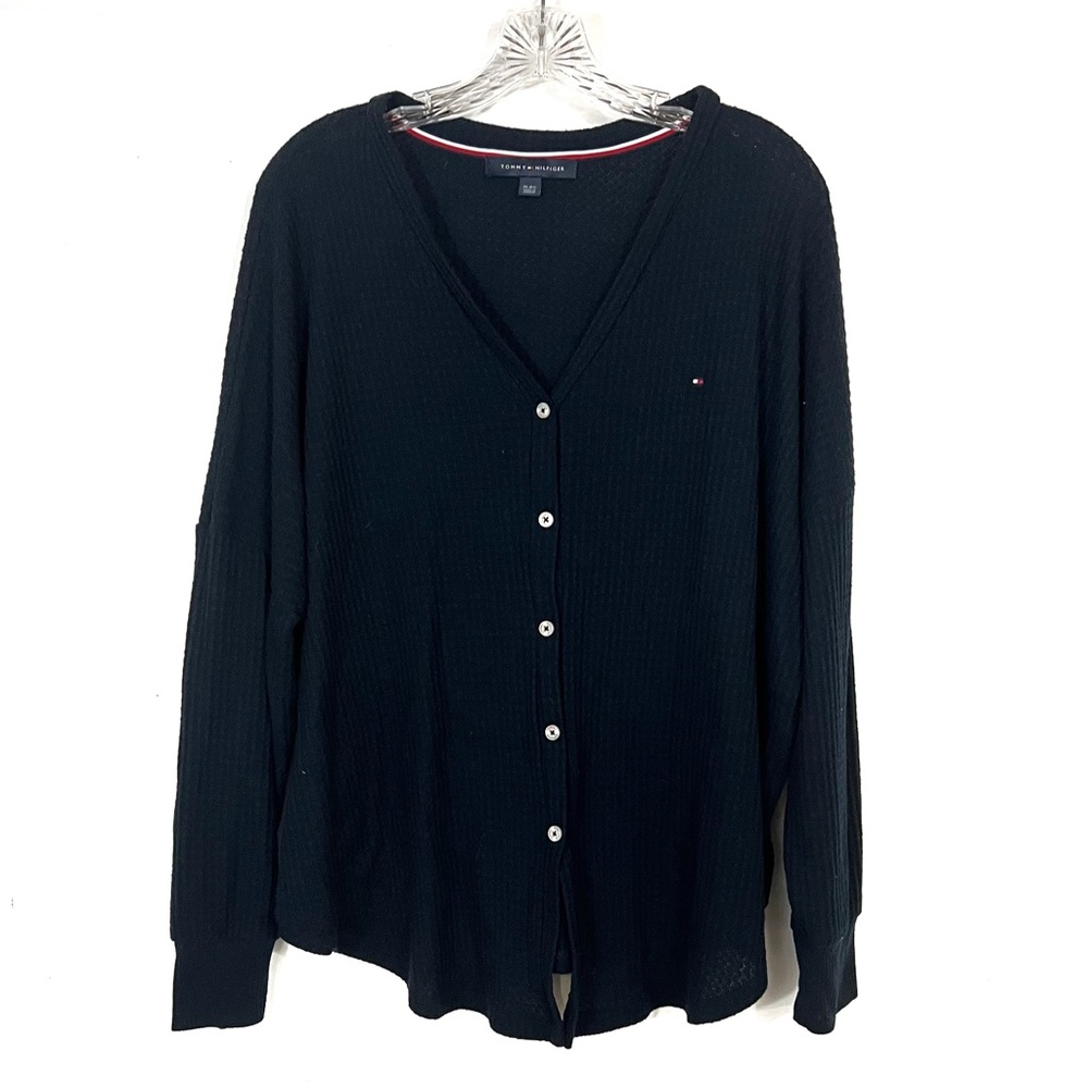 Tommy Hilfiger | Navy Blue Button Down Sweater Cardigan